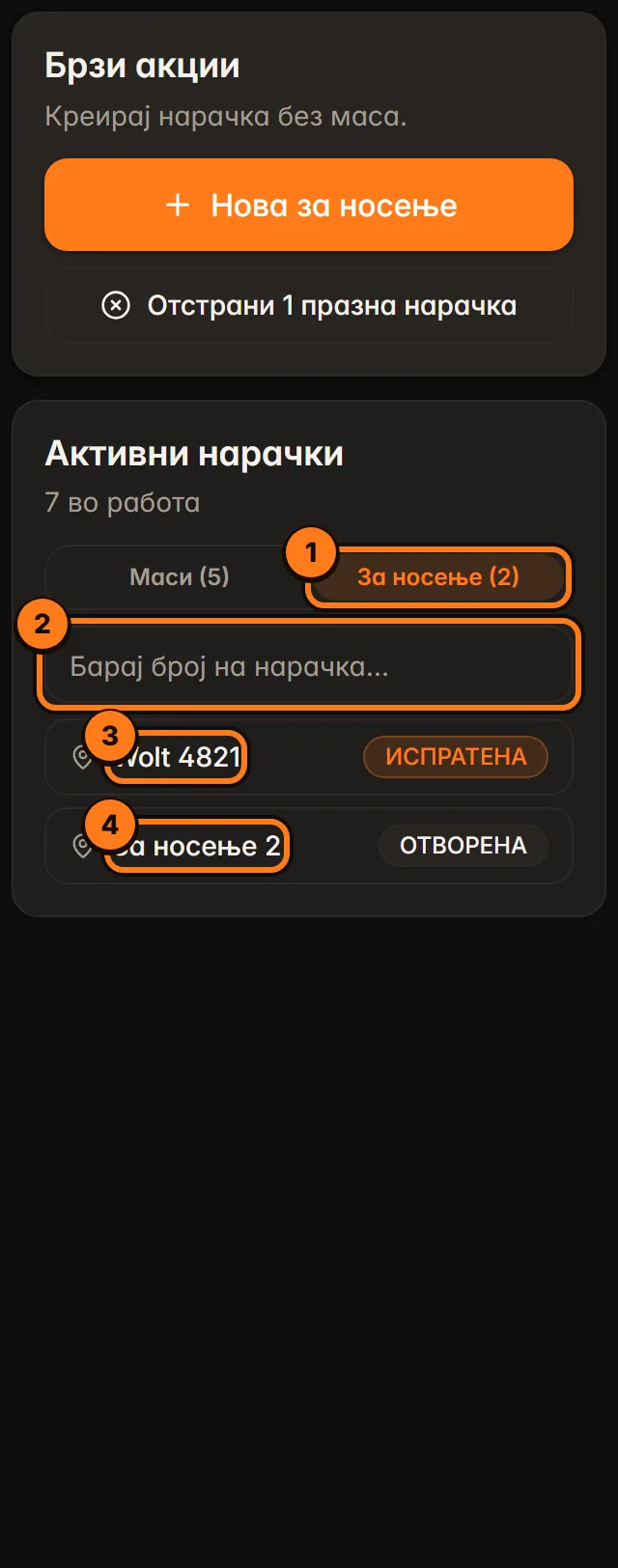 Активни нарачки, за носење